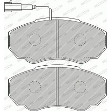 Set placute frana.frana disc Set placute frana Fata cu suplimente CITROEN JUMPER I FIAT DUCATO PEUGEOT BOXER 1.9D FIAT DUCATO (230_), Autobuz, 03.1994 - 05.2005 Ferodo FVR1478