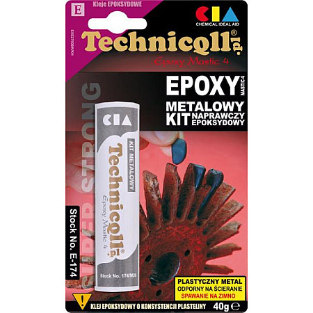 Adeziv pt metal Adeziv metalic epoxi 40 g chit metal plastic TECHNICQLL TE E-174 40 G