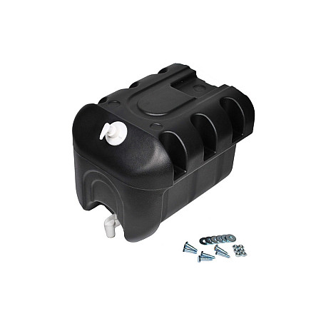 Accesorii pentru remorci/ semiremorci CARGOPARTS rezervorul de apa cu robinet 30L Dozator de sapun negru CARGOPARTS CARGO-WT30L-BLACK