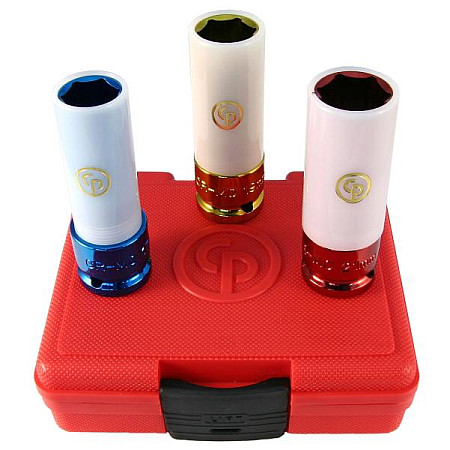 &quot;Set scule Seturi de prize dimensiune tubulara: 1/2&quot;&quot; 3 buc&quot; CHICAGO PNEUMATIC CPSS413