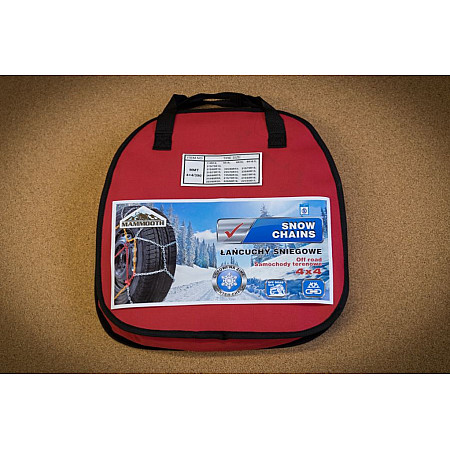 Lanturi pentru zapada autoturisme off-road/vehicule comerciale vehicule off-road MAMMOOTH certificat O-NORM Cert austriac. V-5117 155/70R19 175/60R19 185/75R16 185/80R16 185R16 195/80R15 195 MAMMOOTH MMT 4X4/380