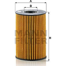 Filtru ulei BMW 5 F10 5 F11 5 G30 F90 5 GRAN TURISMO F07 6 F12 6 F13 6 GRAN COUPE F06 7 F01 F02 F03 F04 7 G11 G12 BMW 8 Gran (G16, F93), Compartiment, 07.2019 - Mann-Filter HU 8007 z
