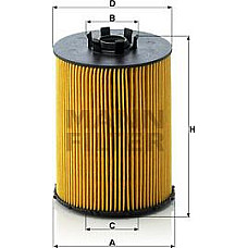 Filtru ulei BMW 5 E60 5 E61 6 E63 6 E64 7 E65 E66 E67 X5 E70 ROLLS-ROYCE PHANTOM VII PHANTOM VII DROPHEAD 4.0-6.7 BMW 7 - IV (E65, E66, E67), Sedan, 07.2001 - 12.2009 Mann-Filter HU 823 x