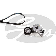 Set curea transmisie cu caneluri V-belts set with rollers fits. AUDI A3 TT SEAT ALHAMBRA CORDOBA CORDOBA VARIO IBIZA II LEON TOL VW BORA Variant (1J6), Turism, 05.1999 - 05.2005 Gates K046DPK1195