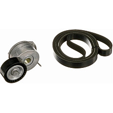 Set curea transmisie cu caneluri PEUGEOT 407 (6D_), Sedan, 02.2004 - 12.2011 Gates K036PK1245