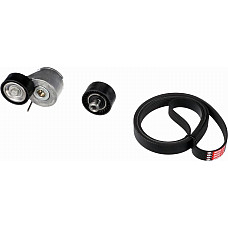 Set curea transmisie cu caneluri PEUGEOT 206 (2A/C), Hatchback, 08.1998 - 12.2012 Gates K036PK1708