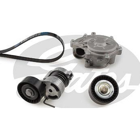 Pompa apa + Set curea transmisie cu caneluri BMW 1 (E82), Compartiment, 10.2006 - 10.2013 Gates KP116PK1873