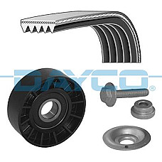 Set curea transmisie cu canel V-belts set with rollers FIAT DUCATO 2.5D-2.8D 03.94- FIAT DUCATO (244_), Autobuz, 04.2002 - Dayco KPV266