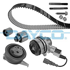 Set pompa apa curea dintata Set de sincronizare curea scripete pompa de apa cu rulo AUDI A1 A3 A4 ALLROAD B VW BEETLE (5C1, 5C2), Hatchback, 04.2011 - 07.2019 Dayco KTBWP8841