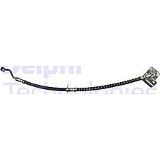 Furtun frana Furtun-conducta de frana flexibil Fata Stanga lungime 431mm M10x1-M10-M10x1 HYUNDAI ACCENT III 1.4-1 HYUNDAI ACCENT III (MC), Sedan, 11.2005 - 12.2012 Delphi LH7041