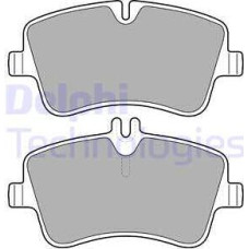 Set placute frana.frana disc Set placute frana Fata MERCEDES C CL203 C T-MODEL S203 C W203 CLC CL203 CLK A209 CLK MERCEDES-BENZ C-CLASS (W203), Sedan, 05.2000 - 12.2007 Delphi LP1696