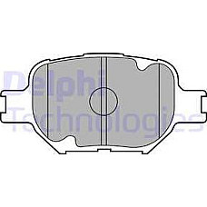 Set placute frana.frana disc Set placute frana Fata TOYOTA CELICA COROLLA VERSO 1.8-2.0D 08.99-09.05 TOYOTA CALDINA III (_T24_), Turism, 09.2002 - 06.2007 Delphi LP1804