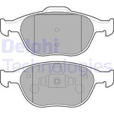 Set placute frana.frana disc Set placute frana Fata FORD FIESTA IV FIESTA V FIESTA-MINIVAN FOCUS I KA PUMA STREET FORD TOURNEO CONNECT (TOURNEO CONNECT/PJ2 / PJ), Dubita, 06.2002 - 12.2013 Delphi LP1724