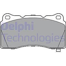 Set placute frana.frana disc Set placute frana Fata BUICK REGAL CADILLAC ATS CHEVROLET CAMARO CORVETTE CHRYSLER 3 VAUXHALL INSIGNIA Mk I (A) Sports Tourer (G09), Turism, 07.2008 - 05.2017 Delphi LP3362