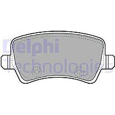 Set placute frana.frana disc Set placute frana Spate se potriveste. VOLVO S60 II S80 II V60 I V70 III V70 III-KOMBI XC60 I XC70 VOLVO XC70 II (136), Turism, 04.2007 - Delphi LP2008