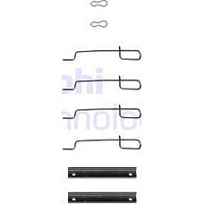 Set accesorii, placute frana PEUGEOT 205 II (20A/C), Hatchback, 01.1987 - 12.2000 Delphi LX0044