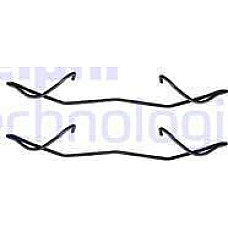 Set accesorii. placute frana Kit montare placute frana Fata DS DS 3 DS 4 MERCEDES C T-MODEL S202 C W202 CLK A208 VAUXHALL ZAFIRA Mk I (T98), Dubita, 11.1998 - 08.2005 Delphi LX0236