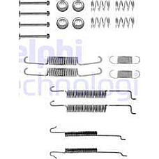 Set accesorii. sabot de frana Set de montaj pantofi de frana VAG AUDI 80 B3 90 B3 A2 SEAT AROSA CORDOBA CORDOBA V SKODA FABIA I (6Y2), Hatchback, 08.1999 - 03.2008 Delphi LY1121