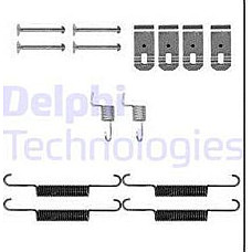 Set accesorii. saboti frana parcare Set de montaj pantofi de frana AKEBONO HONDA CR-V II CR-V III CR-V IV 1.6D-2. HONDA CR-V III (RE_), Crossover, 06.2006 - Delphi LY1399