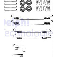 Set accesorii. sabot de frana Set de montaj pantofi de frana BOSCH DACIA DUSTER DUSTER-SUV LADA LARGUS RENAULT KA RENAULT KADJAR (HA_, HL_), Crossover, 06.2015 - Delphi LY1378