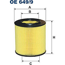 Filtru ulei BMW 1 E81 1 E82 1 E87 1 E88 1 F20 1 F21 2 F22 F87 2 F23 3 E90 3 E91 3 E92 3 E93 3 F30 F80 3 F31 3 GRAN TURISMO F34 4 BMW X6 (E71, E72), Crossover, 06.2007 - 07.2014 Filtron OE649/9