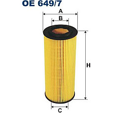 Filtru ulei BMW 1 E87 3 E46 3 E90 3 E91 3 E93 5 E60 5 E61 7 E65 E66 E67 X3 E83 2.0-2.0D-4.4D 09.01-12.13 BMW 5 Touring V (E61), Turism, 03.2004 - 12.2010 Filtron OE649/7