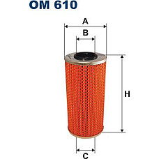 Filtru ulei MERCEDES C T-MODEL S202 C W202 E T-MODEL S124 E T-MODEL S210 E VF210 E W124 E W210 G W461 G W463 S W140 SPRINTER 2-T MERCEDES-BENZ E-CLASS T-Model (S124), Turism, 06.1993 - 06.1996 Filtron OM610