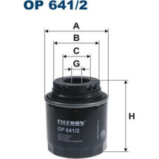 Filtru ulei AUDI A1 A3 SEAT ALHAMBRA ALTEA ALTEA XL IBIZA IV IBIZA IV SC IBIZA IV ST LEON TOLEDO IV SKODA FABIA II OCTAVIA II RA VW PASSAT Variant VI (3C5), Turism, 08.2005 - 11.2011 Filtron OP641/2