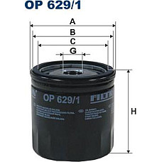 Filtru ulei VOLVO C30 S40 II S60 II S80 II V40 V50 V60 I V70 III FORD B-MAX C-MAX C-MAX II ECOSPORT FIESTA IV FIESTA V FIESTA VI FORD TOURNEO CONNECT / GRAND TOURNEO CONNECT V408 (PJ2), Dubita, 09.2013 - Filtron OP629/1
