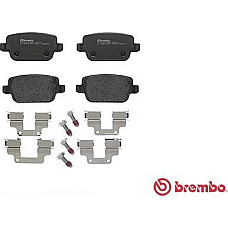 Set placute frana.frana disc Set placute frana Spate VOLVO S80 II V70 III XC70 II LAND ROVER FREELANDER 2 1.6-4.4 FORD MONDEO IV Turnier (BA7), Turism, 03.2007 - 01.2015 Brembo P 44 017