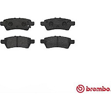 Set placute frana.frana disc Set placute frana Spate NISSAN NP300 NAVARA PATHFINDER III XTERRA 2.5D-3.0D-4.0 10.0 NISSAN NP300 NAVARA (D40), Ridica, 10.2004 - Brembo P 56 060