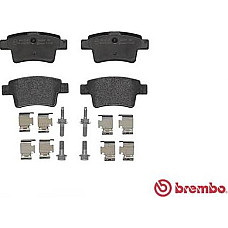 Set placute frana.frana disc Set placute frana Spate CITROEN C4 GRAND PICASSO I C4 I C4 PICASSO I PEUGEOT 408 1.6 CITROEN C4 Picasso I (UD_), Dubita, 10.2006 - 12.2015 Brembo P 61 085