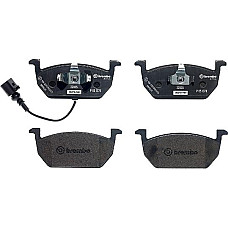Placute de frana - Tuning Brake pads - tuning XTRA front road approval. Yes AUDI A3 SEAT LEON LEON SC LEON SPORTSTOURER LE VW GOLF VII (5G1, BQ1, BE1, BE2), Hatchback, 08.2012 - Brembo P 85 137X