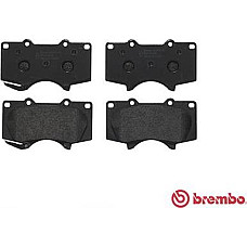 Set placute frana.frana disc Set placute frana Fatafara optionale LEXUS GX LX TOYOTA 4 RUNNER IV 4 RUNNER V FJ CR TOYOTA LAND CRUISER PRADO IV (_J15_), Crossover, 07.2009 - Brembo P 83 102