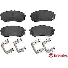 Set placute frana.frana disc Set placute frana Fatacu suplimente cu un tampon de amortizare HYUNDAI I40 I I40 I C KIA XCEED (CD), 06.2019 - Brembo P 30 056