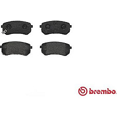 Set placute frana.frana disc Set placute frana Spate HYUNDAI I10 I I10 II KIA PICANTO I PICANTO II 1.0-1.2 04.04- KIA PICANTO, Hatchback Van, 05.2011 - Brembo P 30 033