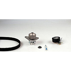 Set pompa apa curea dintata Set de distributie curea intinzator pompa de apa se potriveste. CITROEN BERLINGO BERLINGO-MINIVAN PEUGEOT 206 SW (2E/K), Turism, 07.2002 - Hepu PK08461