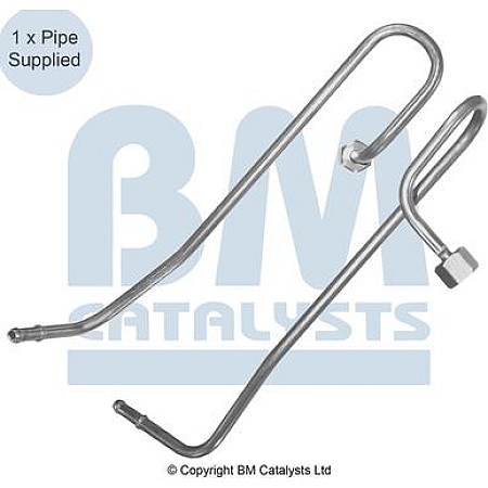 Conducta de presiune. senzor de presiune filtru particule Furtun de presiune a filtrului de particule diesel MERC MERCEDES-BENZ SPRINTER 3,5-t (906), Cadru de sprijin, 06.2006 - BM Catalysts PP11016A