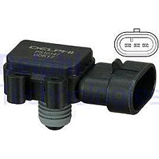 Senzor presiune aer Senzor de presiune la galeria de admisie 3 pin VOLVO S40 I V40 MITSUBISHI SPACE STAR NISSAN P RENAULT ESPACE IV (JK0/1_), Dubita, 11.2002 - Delphi PS10147