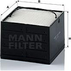 Filtru combustibil MAN CLA EL EM FOCL G90 HELICON HOCL L2000 LIONS CITY LIONS CLASSIC LIONS COACH LIONS COMFO MAN LIONS CITY (B.2007.46.010), Autobuz, 03.1996 - Mann-Filter PU 89