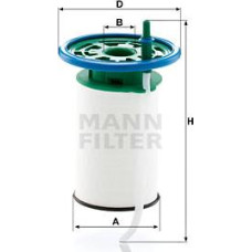 Filtru combustibil CITROEN JUMPER PEUGEOT BOXER 2.0D 07.15-09.19 FIAT 500 (312_), Hatchback, 07.2007 - Mann-Filter PU 7015