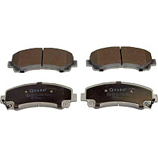 Set placute frana ISUZU D-MAX (TFR, TFS), Ridica, 06.2012 - QUARO QP8471