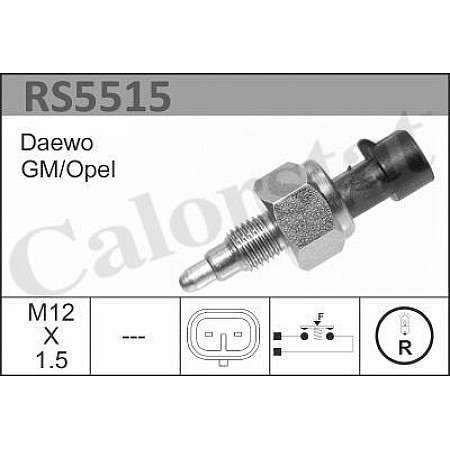 Comutator, lampa marsalier OPEL SIGNUM (Z03), Hatchback, 05.2003 - 12.2008 Calorstat by Vernet RS5515