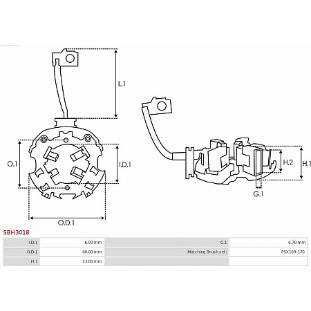 Capac soc,carburator AS-PL SBH3018