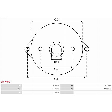 Capac soc,carburator AS-PL SBR0049