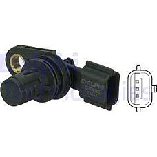 Senzor.pozitie ax cu came Camshaft position sensor MERCEDES A W176 B SPORTS TOURER W246 W242 C T-MODEL S205 C W205 CITAN M RENAULT KANGOO Express (FW0/1_), 02.2008 - Delphi SS11142