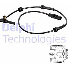 Senzor.turatie roata Senzor ABS Fata Dreapta FIAT PUNTO PUNTO EVO 1.2-1.9D 09.99-03.12 FIAT PUNTO II (188_), Hatchback Van, 02.2000 - 12.2010 Delphi SS20579