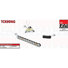 Chit lant de distributie PEUGEOT 5008 (0U_, 0E_), Dubita, 06.2009 - 03.2017 FAI AutoParts TCK99NG