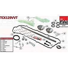 Chit lant de distributie PEUGEOT 308 SW I (4E_, 4H_), Turism, 09.2007 - 10.2014 FAI AutoParts TCK129VVT