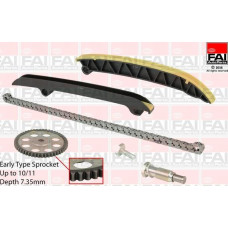 Chit lant de distributie SKODA OCTAVIA II (1Z5), Combi, 02.2004 - 06.2013 FAI AutoParts TCK208NG